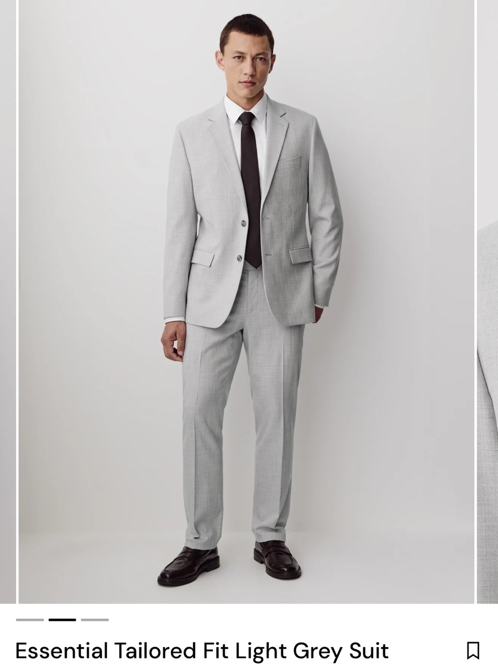 RW&CO. Light Gray Men's Two-Piece Suit